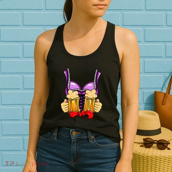 Oktoberfest Dirndl Replacement Women's Tank Top