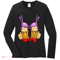 Oktoberfest Dirndl Replacement Women's Long Sleeve Shirt thumb 0