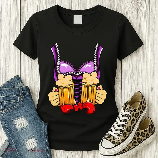 Oktoberfest Dirndl Replacement Women's T-Shirt