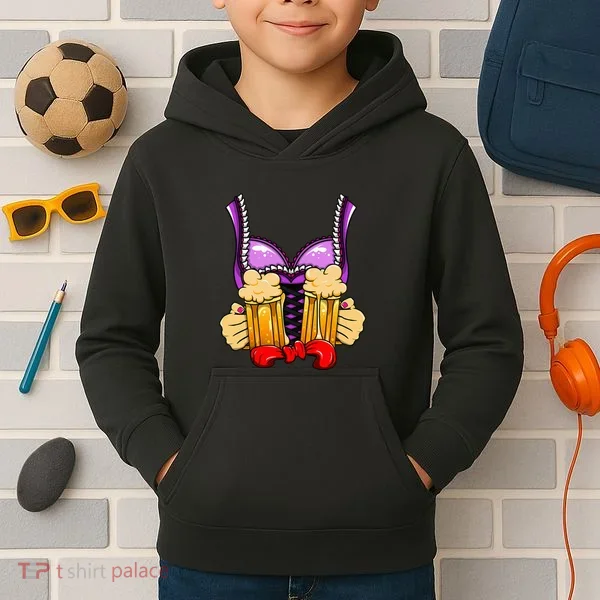 Oktoberfest Dirndl Replacement Kids Hoodie