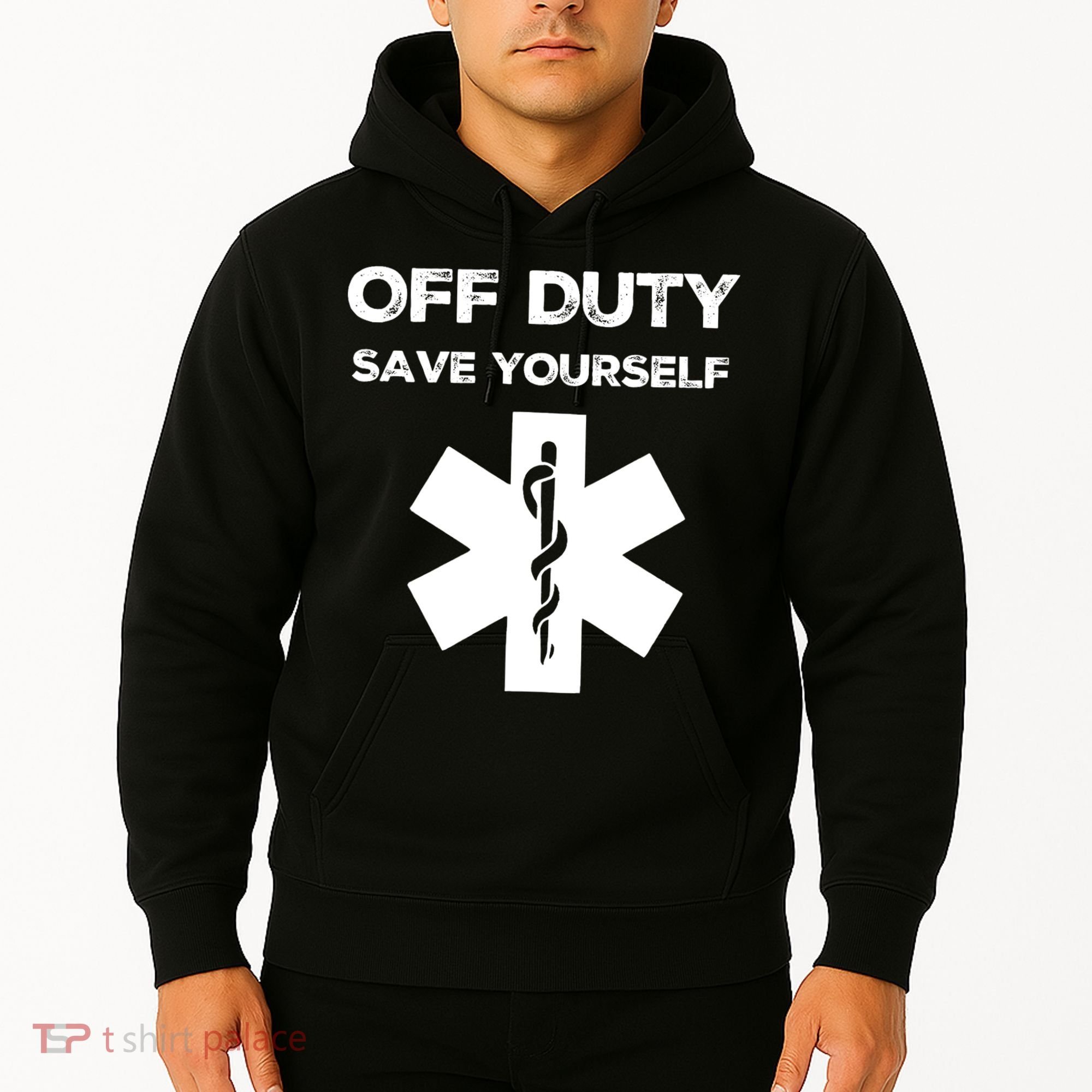 Off Duty Save Yourself Funny Nurse Nurses Day Hoodie