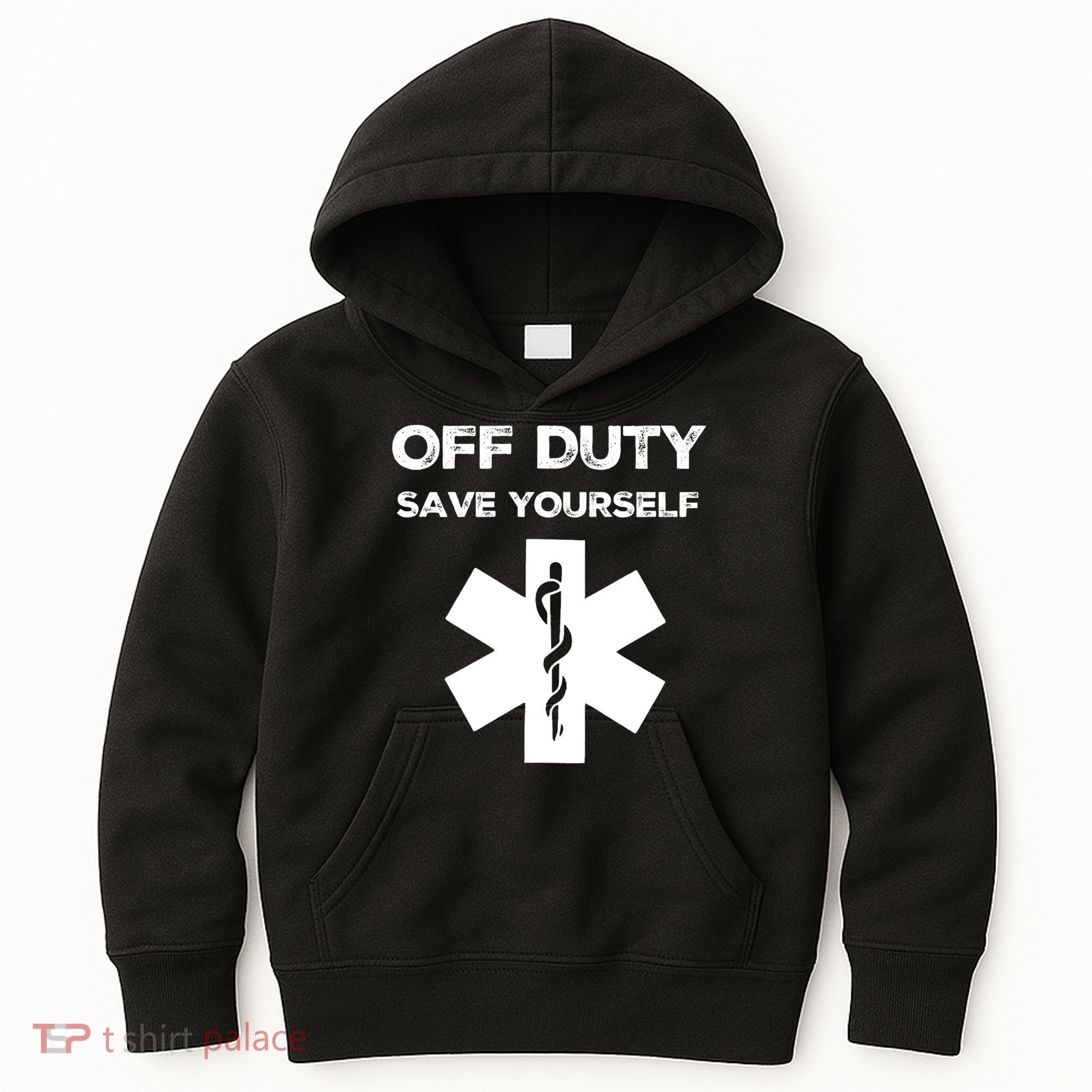 Off Duty Save Yourself Funny Nurse Nurses Day Kids Hoodie