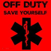 Off Duty Save Yourself Funny Nurse Nurses Day Santa Hat thumb 1
