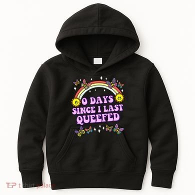 O Days Since Last Queefed Kids Hoodie