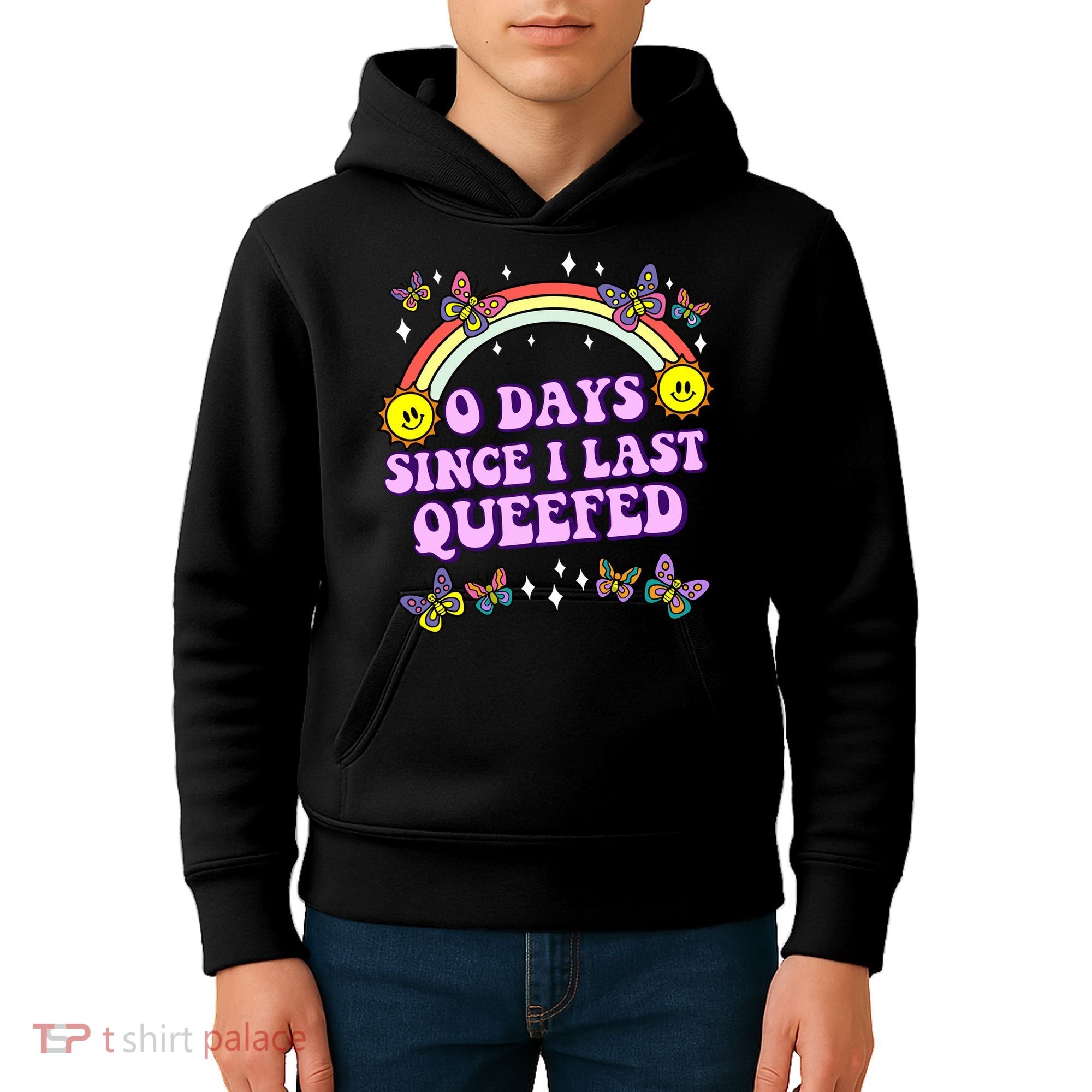 O Days Since Last Queefed Kids Hoodie