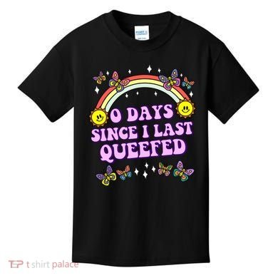 O Days Since Last Queefed Kids T-Shirt