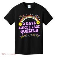 O Days Since Last Queefed Kids T-Shirt thumb 0