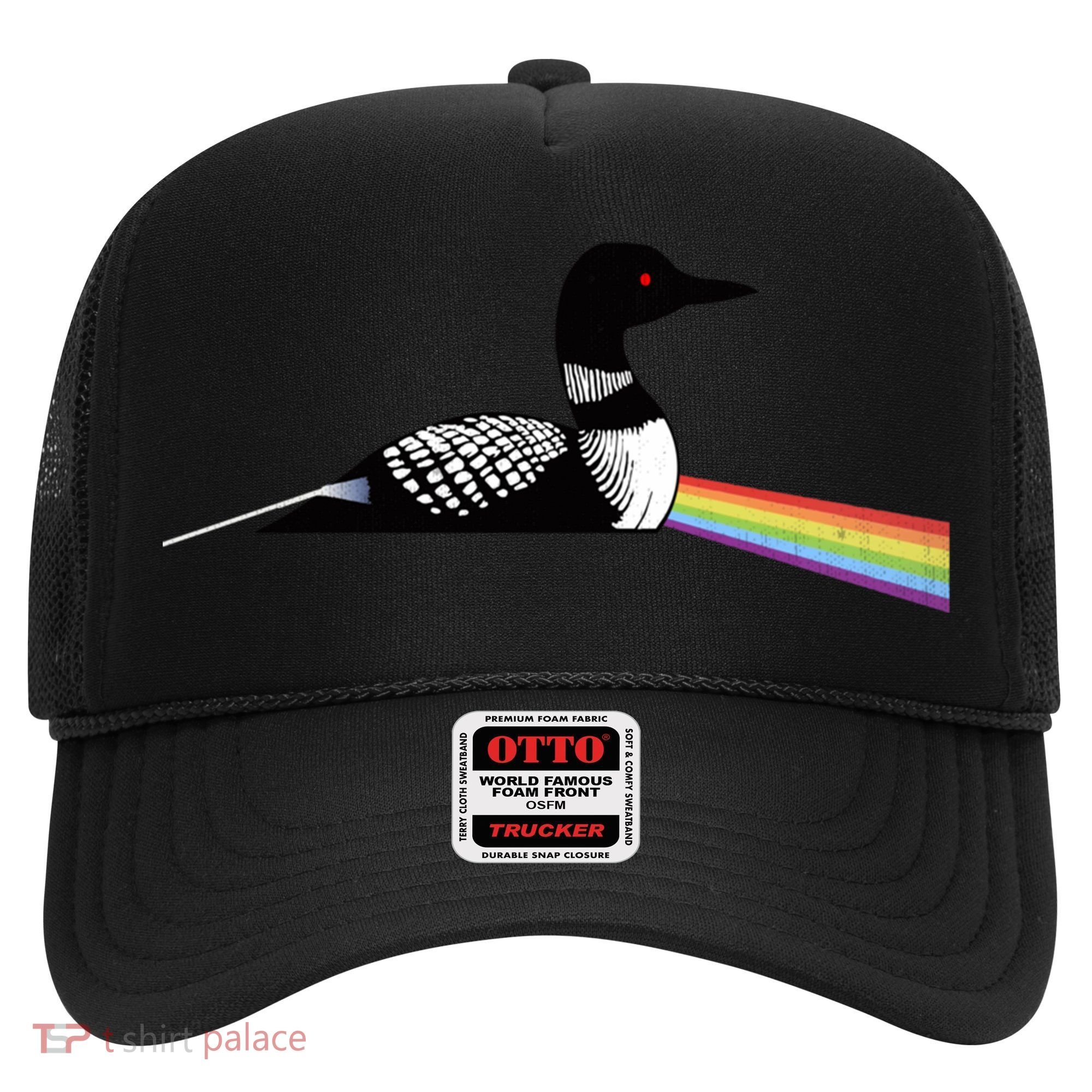 Original Dark Side Of The Loon Bird Watching Classic Rock Gift Hat
