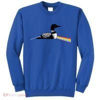 Original Dark Side Of The Loon Bird Watching Classic Rock Gift Sweatshirt thumb 0