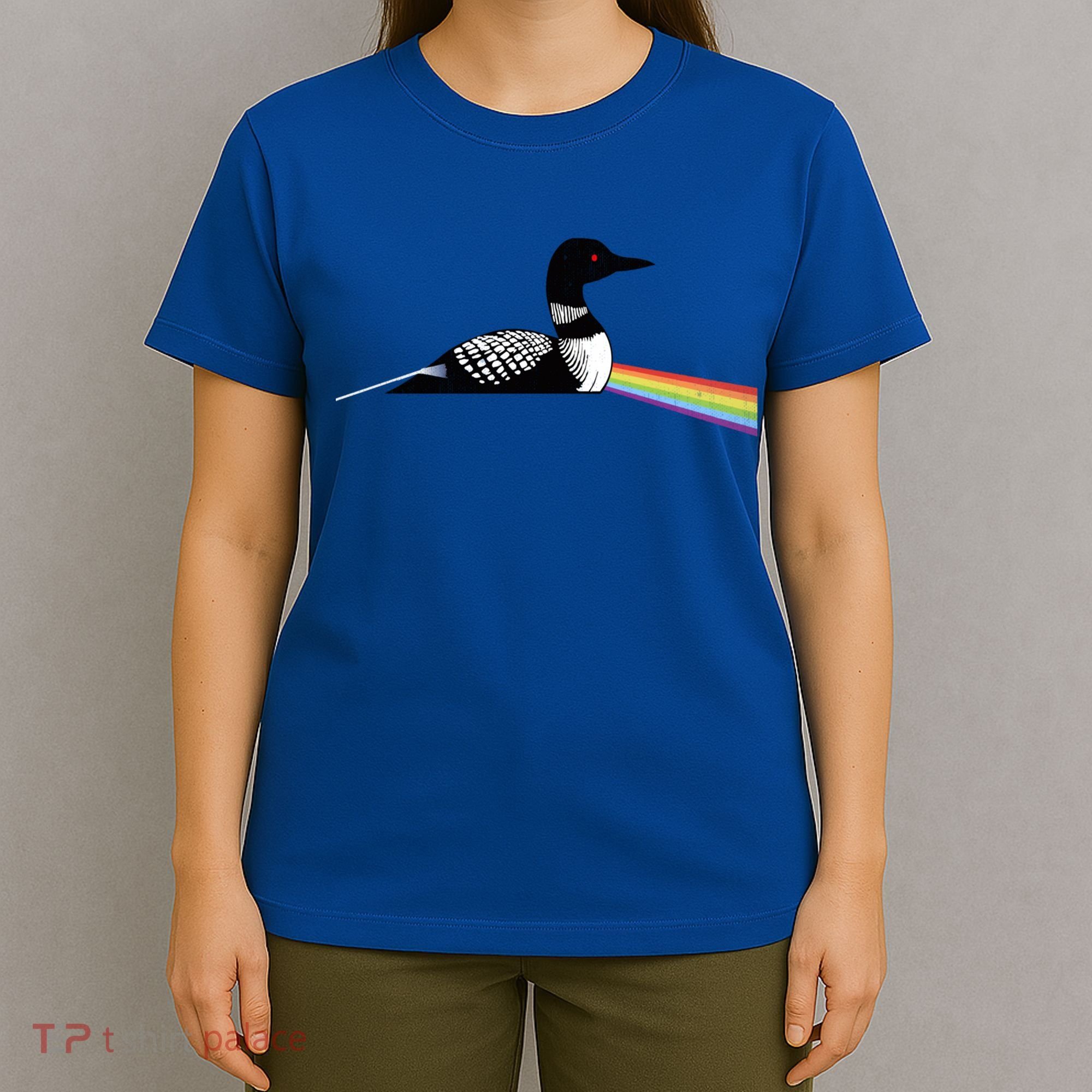 Original Dark Side Of The Loon Bird Watching Classic Rock Gift T-Shirt