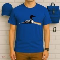 Original Dark Side Of The Loon Bird Watching Classic Rock Gift T-Shirt thumb 6