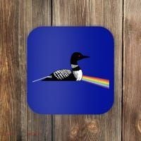 Original Dark Side Of The Loon Bird Watching Classic Rock Gift Coaster thumb 0