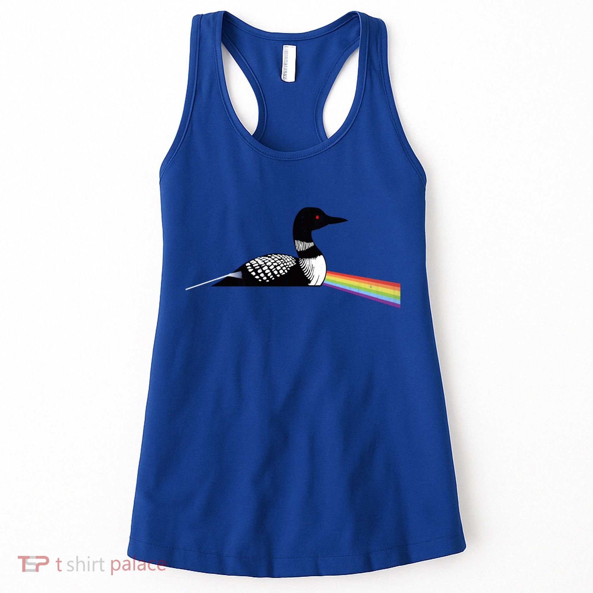 Original Dark Side Of The Loon Bird Watching Classic Rock Gift Women's Tank Top