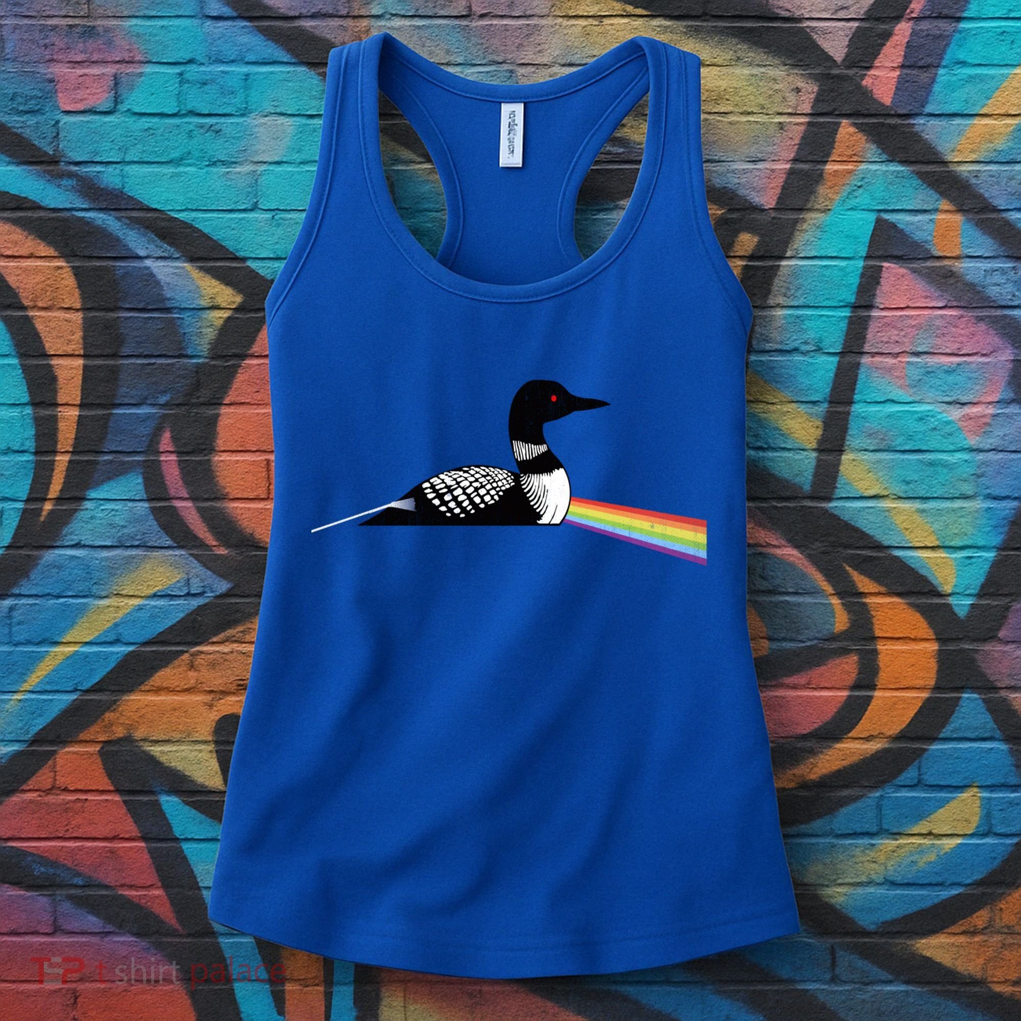 Original Dark Side Of The Loon Bird Watching Classic Rock Gift Women's Tank Top
