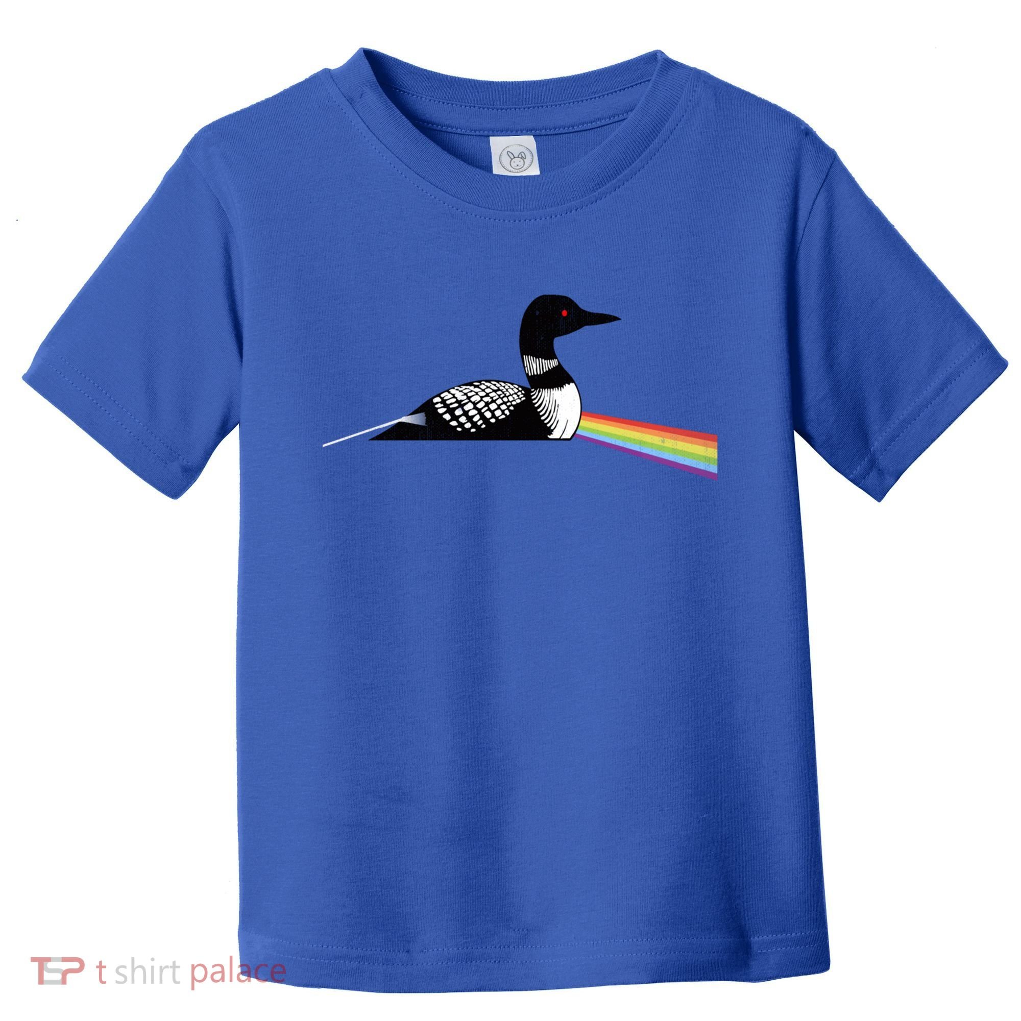 Original Dark Side Of The Loon Bird Watching Classic Rock Gift Toddler T-Shirt
