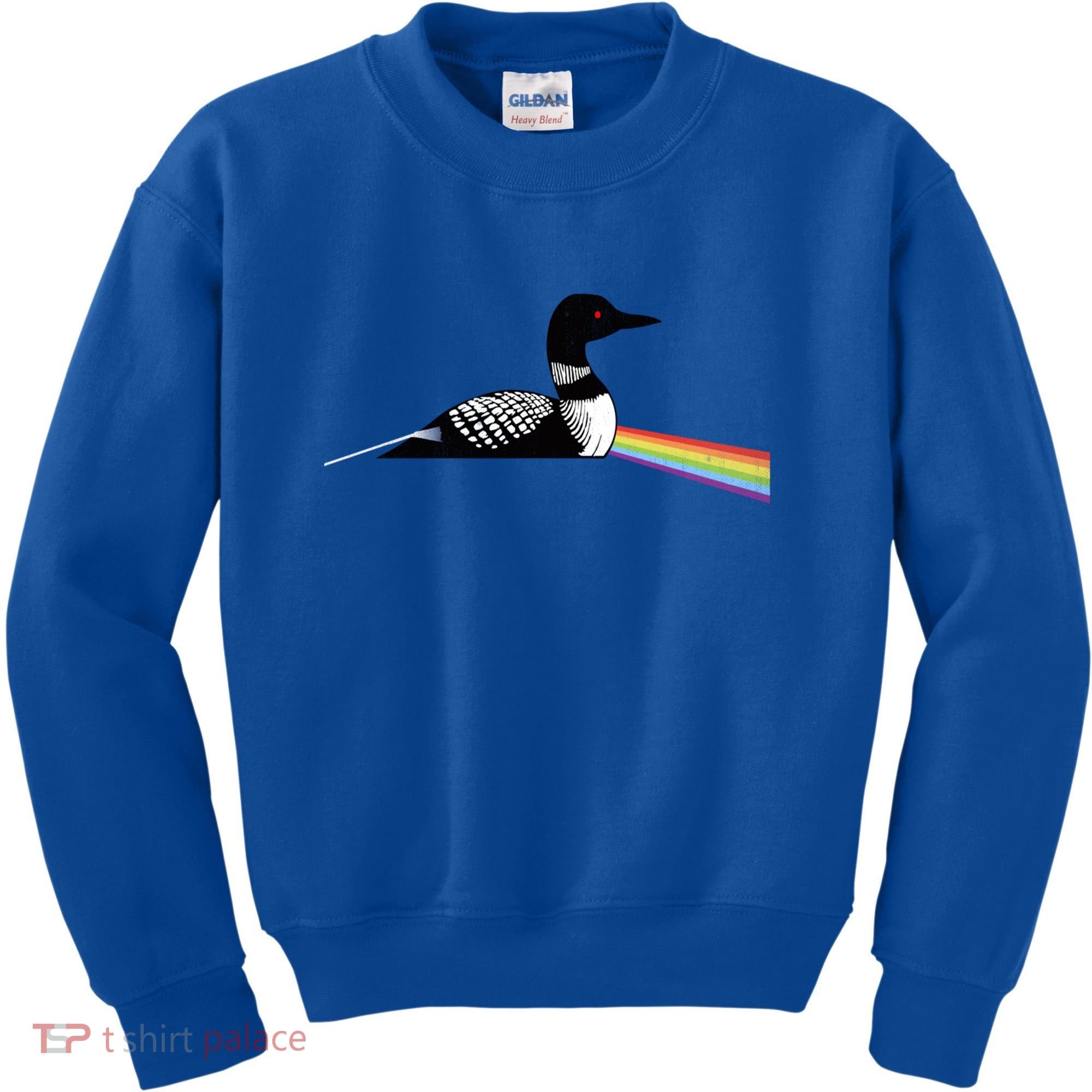 Original Dark Side Of The Loon Bird Watching Classic Rock Gift Kids Sweatshirt