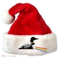 Original Dark Side Of The Loon Bird Watching Classic Rock Gift Santa Hat thumb 0