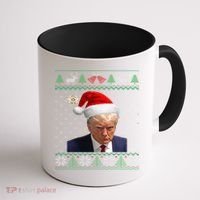 Official Donald Trump Mug Shot Ugly Christmas  Coffee Mug thumb 1