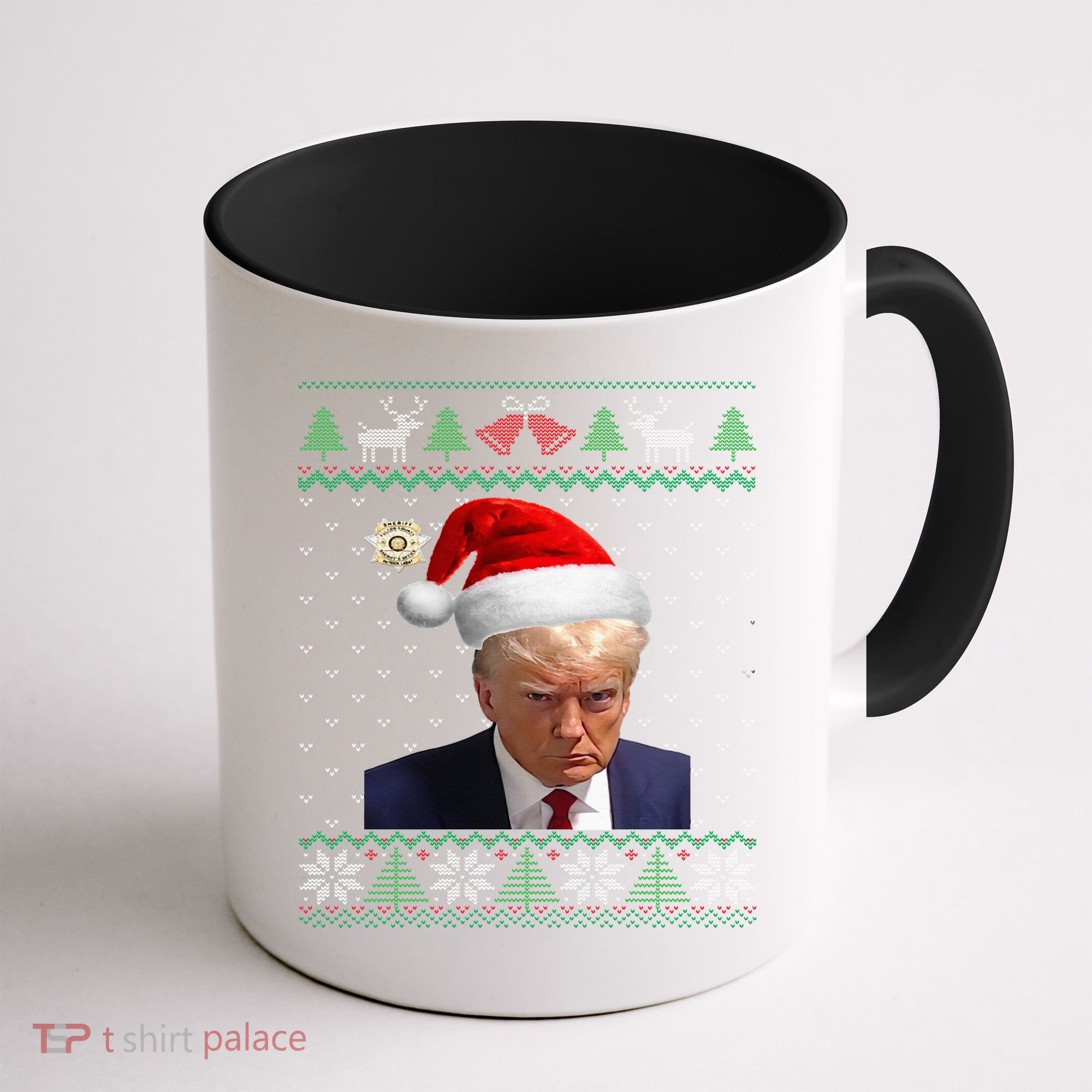 Official Donald Trump Mug Shot Ugly Christmas  Coffee Mug