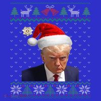 Official Donald Trump Mug Shot Ugly Christmas  Sweatshirt thumb 3