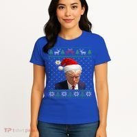 Official Donald Trump Mug Shot Ugly Christmas  Women's T-Shirt thumb 4