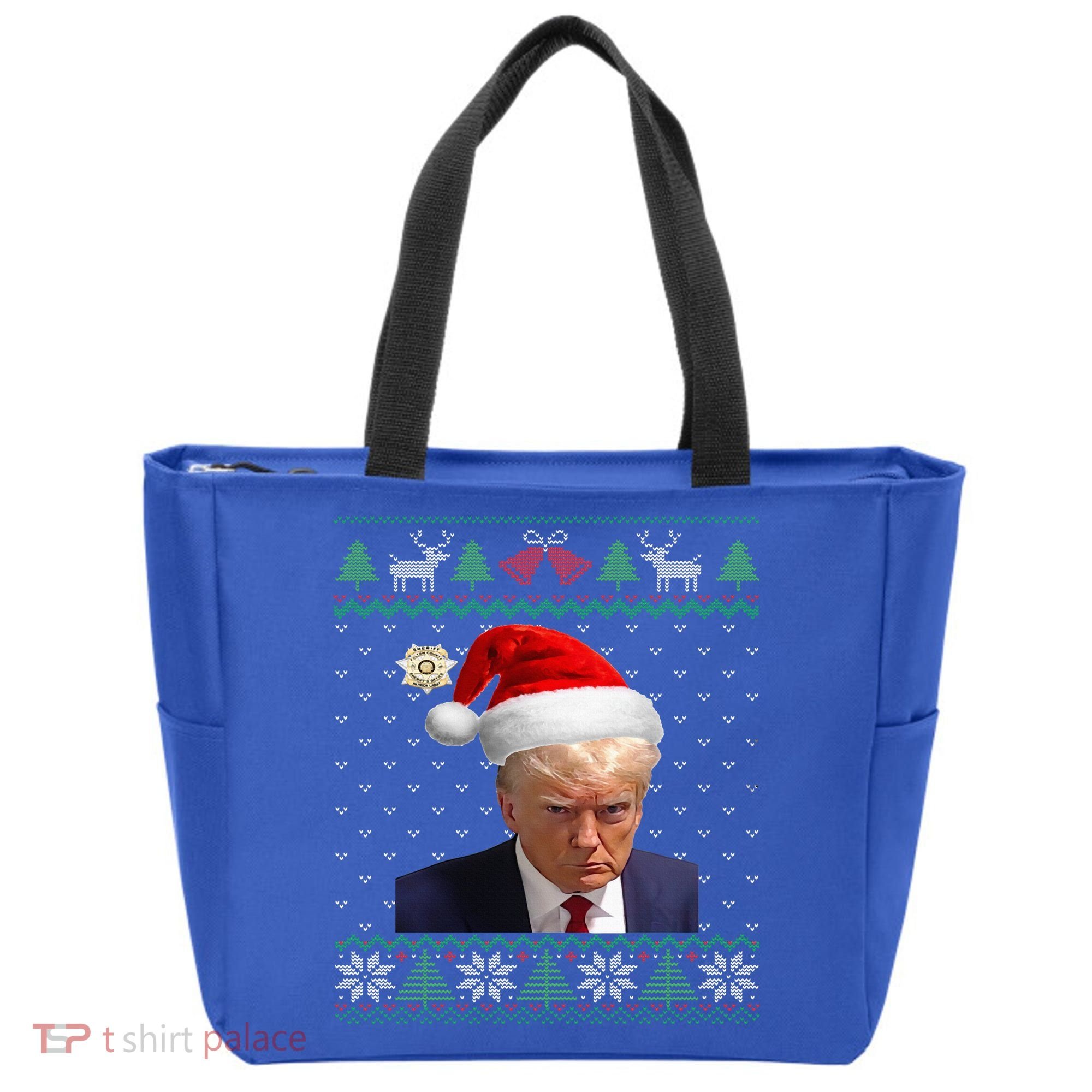 Official Donald Trump Mug Shot Ugly Christmas  Tote Bag