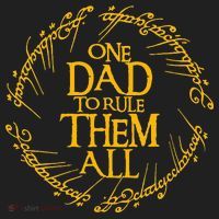 One Dad To Rule Them All Funny Fathers Day Dad Day Papa Hat thumb 2