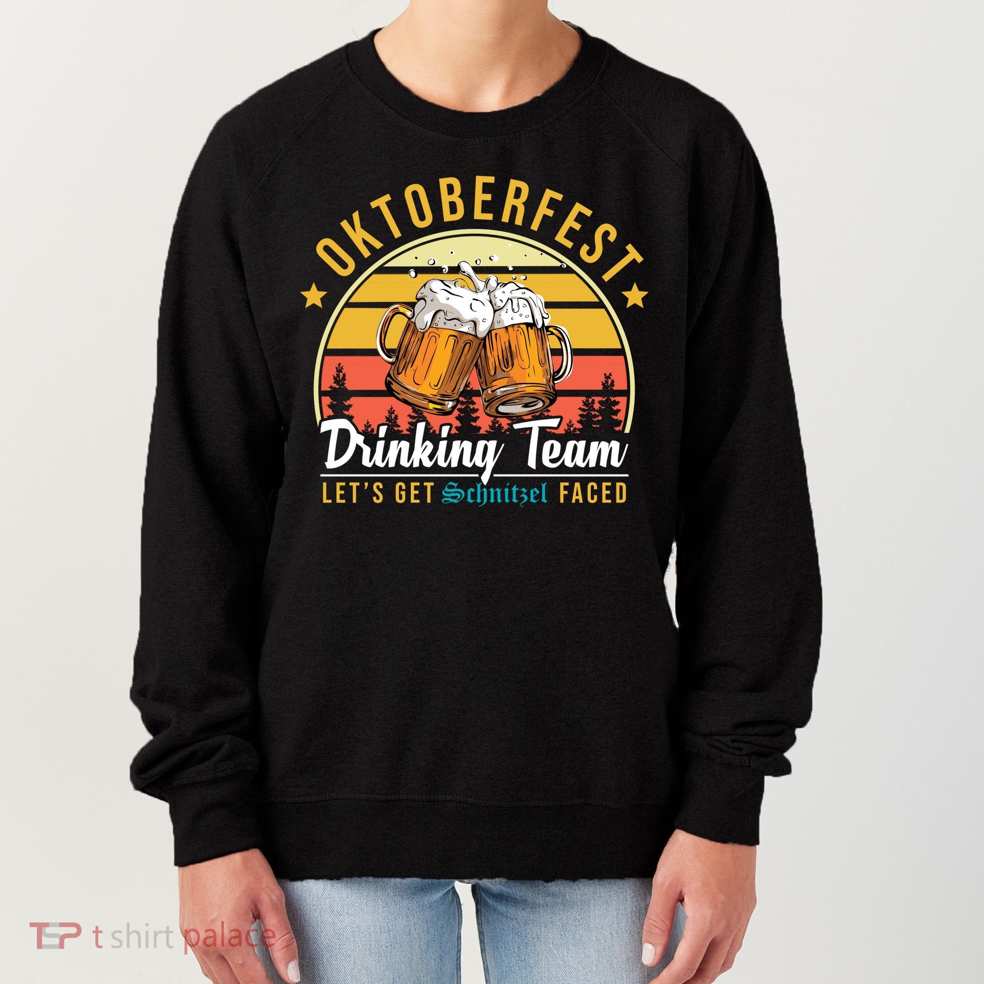 Oktoberfest Drinking Team Funny Beer Women's Sweatshirt