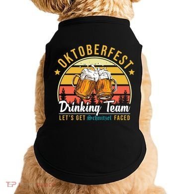 Oktoberfest Drinking Team Funny Beer Doggie Tank