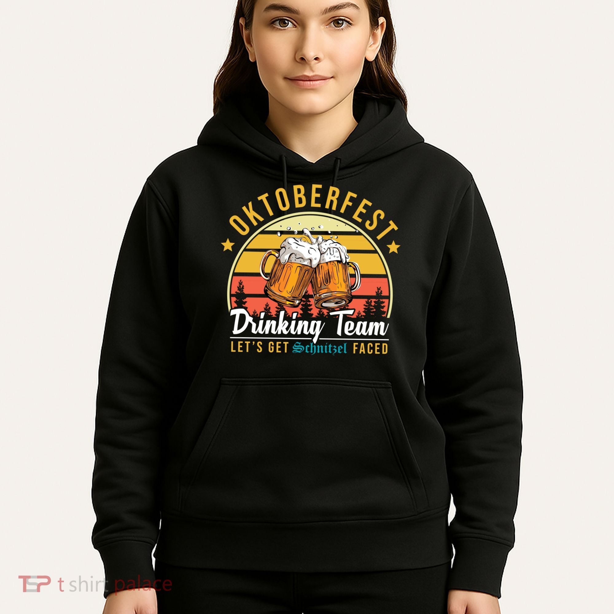 Oktoberfest Drinking Team Funny Beer Hoodie
