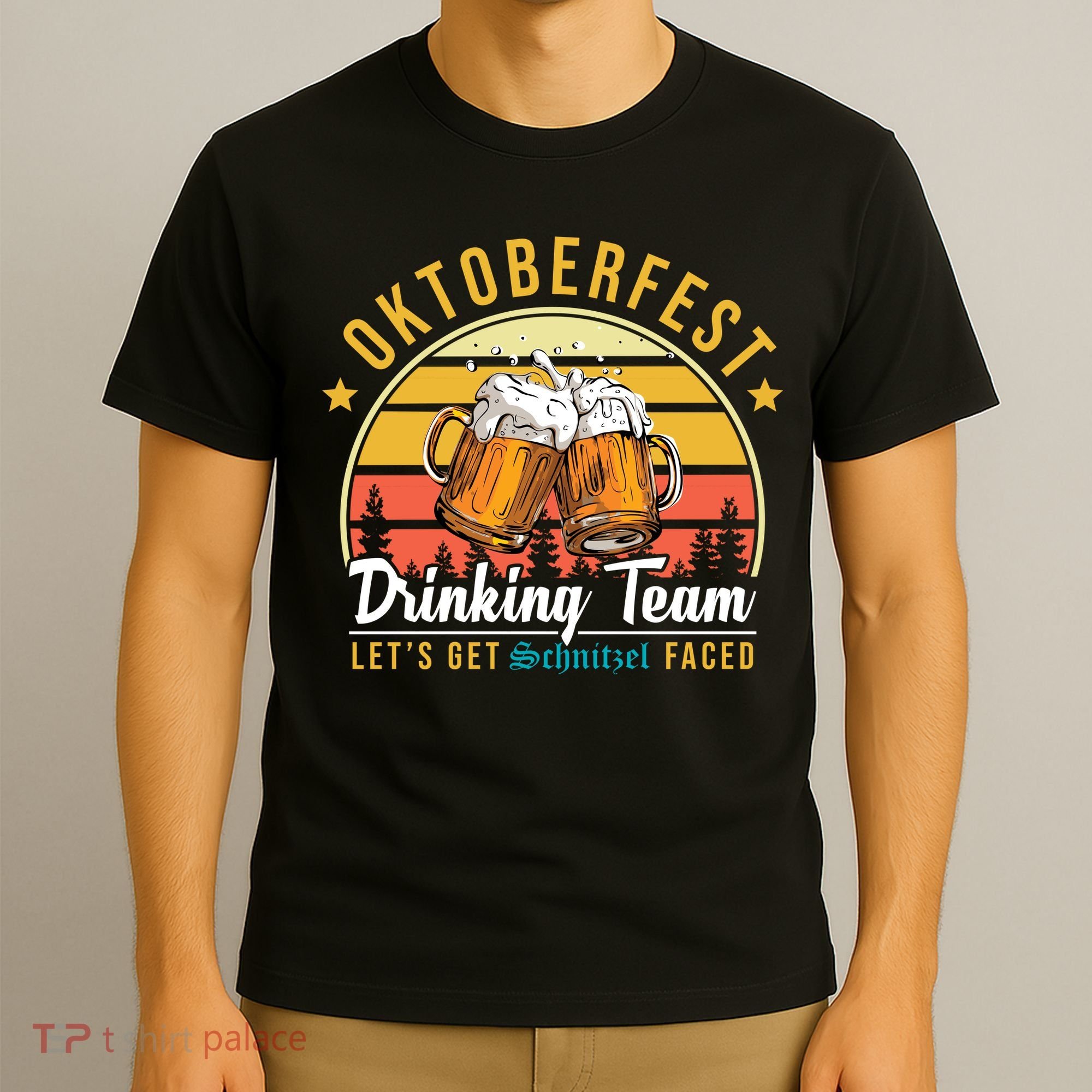 Oktoberfest Drinking Team Funny Beer T-Shirt
