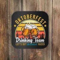 Oktoberfest Drinking Team Funny Beer Coaster thumb 0