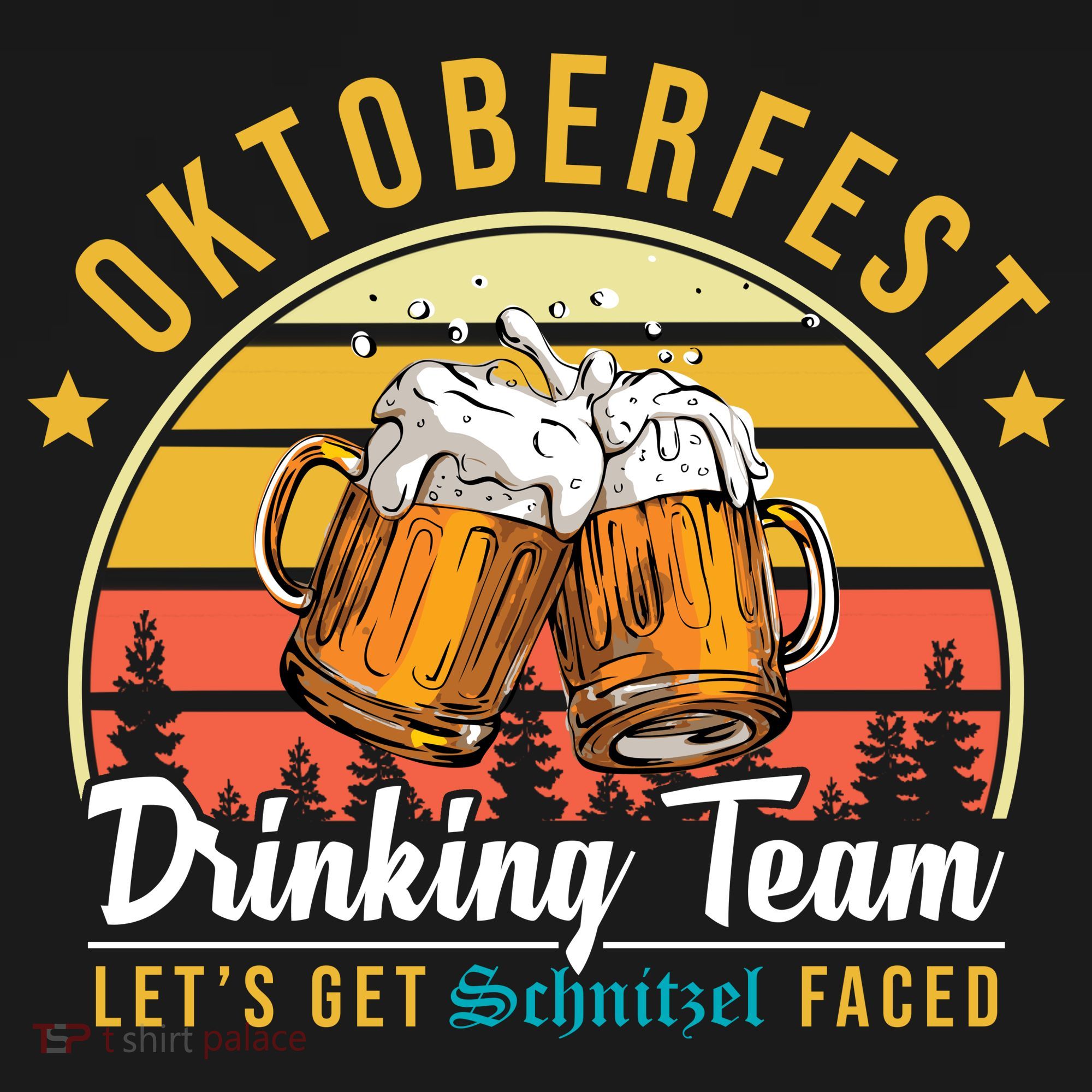 Oktoberfest Drinking Team Funny Beer Polo