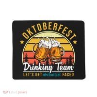 Oktoberfest Drinking Team Funny Beer Mousepad thumb 0