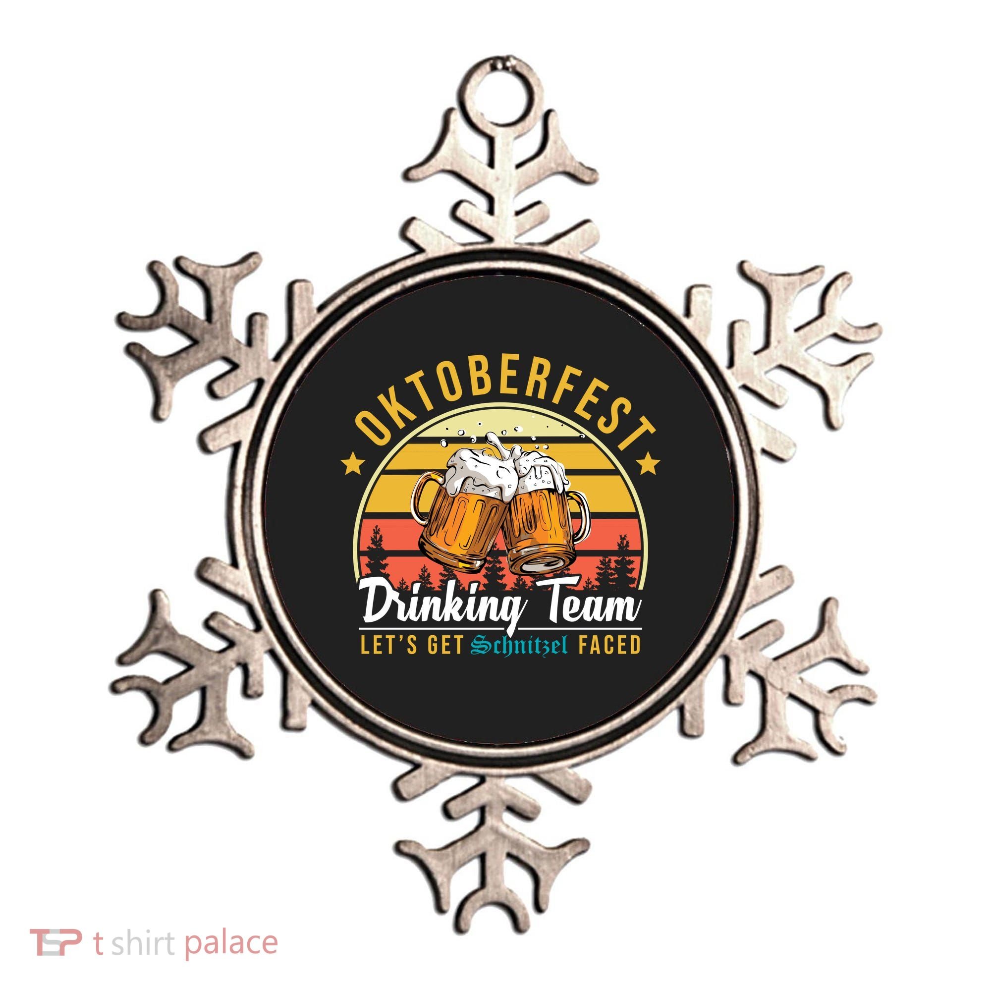 Oktoberfest Drinking Team Funny Beer Ornament