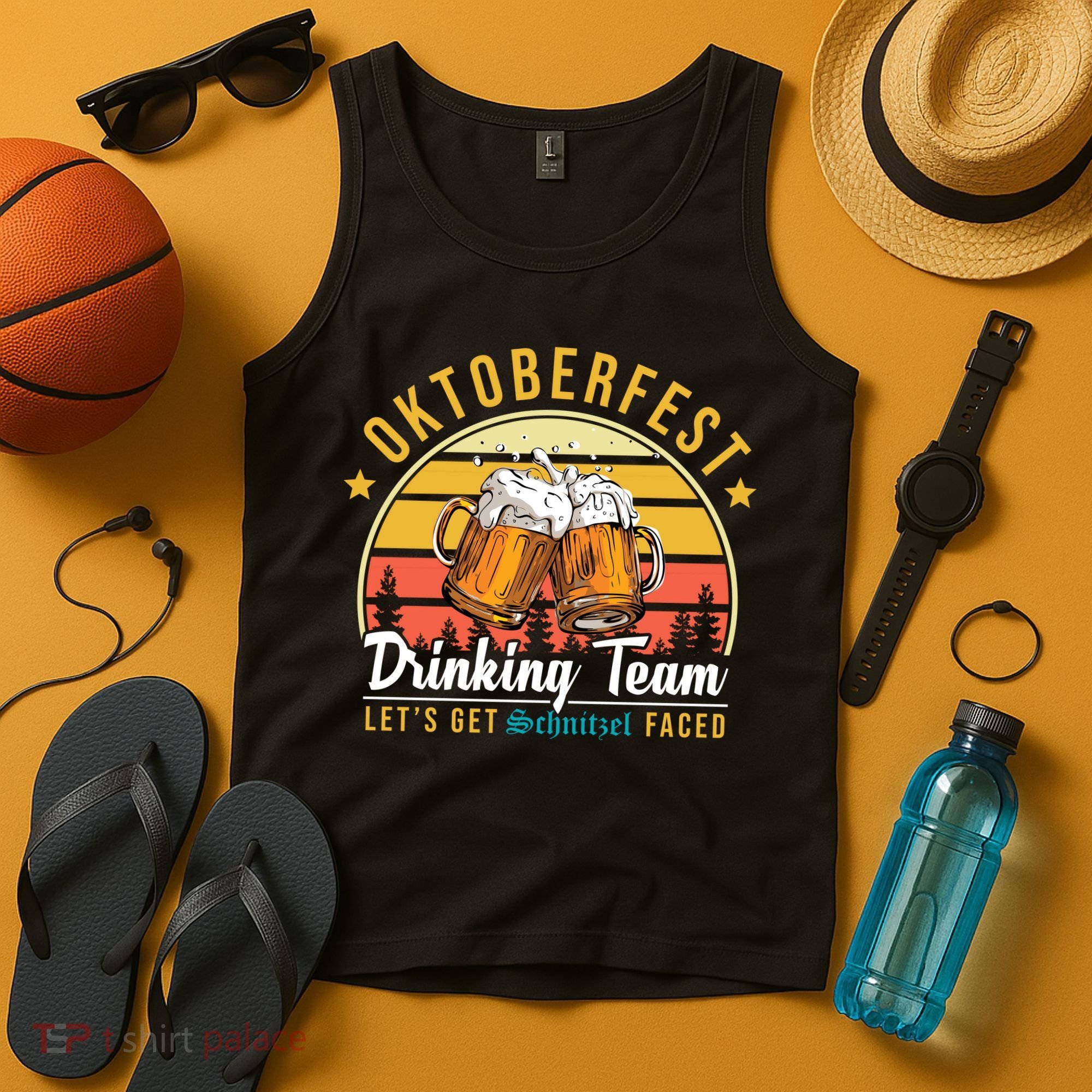 Oktoberfest Drinking Team Funny Beer Tank Top