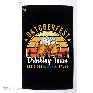 Oktoberfest Drinking Team Funny Beer Golf Towel