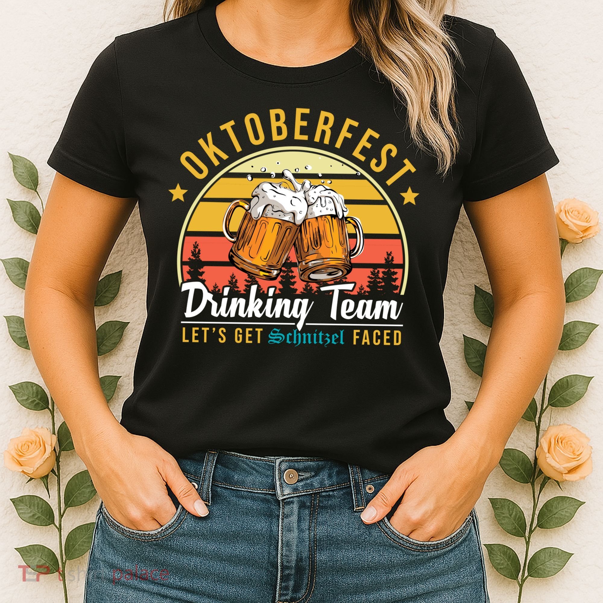 Oktoberfest Drinking Team Funny Beer Women's T-Shirt