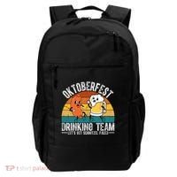 Oktoberfest Drinking Team Lets Get Schnitzel Faced Funny Backpack thumb 0