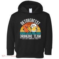 Oktoberfest Drinking Team Lets Get Schnitzel Faced Funny Toddler Hoodie thumb 0