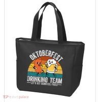Oktoberfest Drinking Team Lets Get Schnitzel Faced Funny Tote Bag thumb 3
