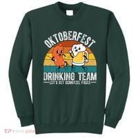 Oktoberfest Drinking Team Lets Get Schnitzel Faced Funny Sweatshirt thumb 0
