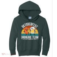 Oktoberfest Drinking Team Lets Get Schnitzel Faced Funny Kids Hoodie thumb 0