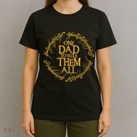 One Dad To Rule Them All Fathers Day T-Shirt thumb 4
