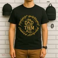 One Dad To Rule Them All Fathers Day T-Shirt thumb 6