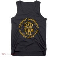 One Dad To Rule Them All Fathers Day Tank Top thumb 0