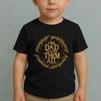 One Dad To Rule Them All Fathers Day Toddler T-Shirt thumb 2