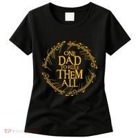 One Dad To Rule Them All Fathers Day Women's T-Shirt thumb 0