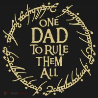 One Dad To Rule Them All Funny Fantasy Nerd Sweatshirt thumb 3