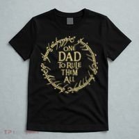 One Dad To Rule Them All Funny Fantasy Nerd T-Shirt thumb 5
